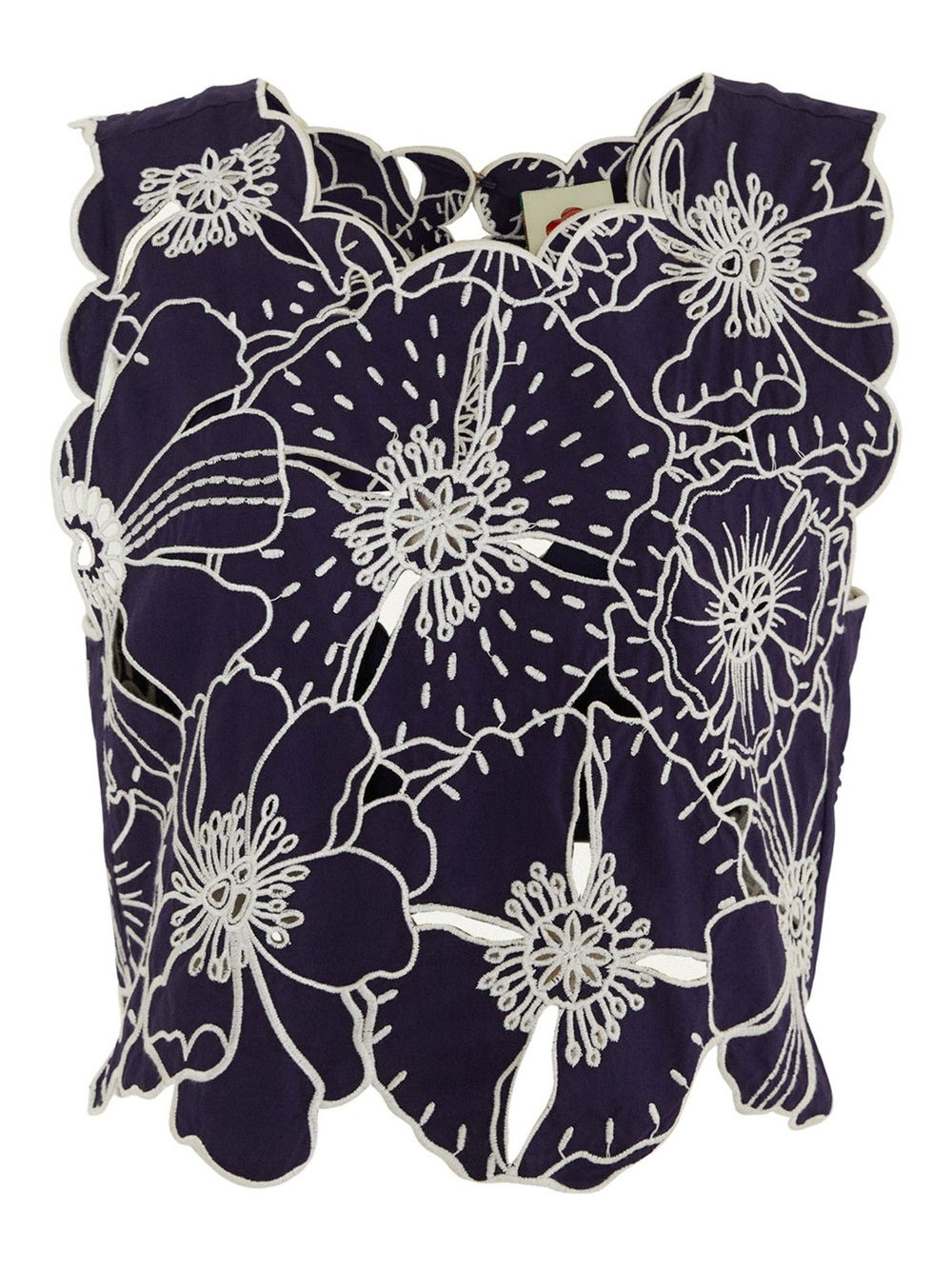 Farm Rio • NWT $198US Blue Richelieu Top - Picture 3 of 10